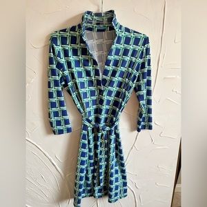 J. McLaughlin Blue Dress - Size XS